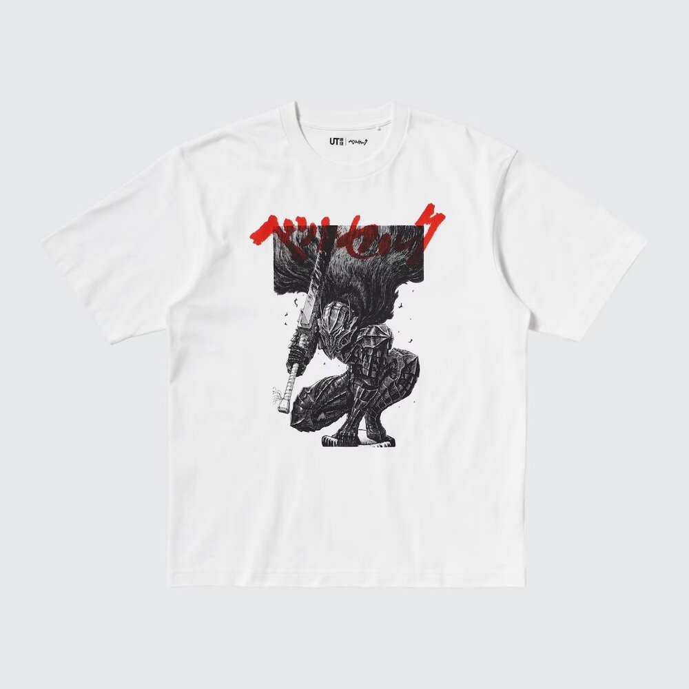 NWT Uniqlo Manga Curation Berserk Graphic T-Shirt Graphic Small US Size